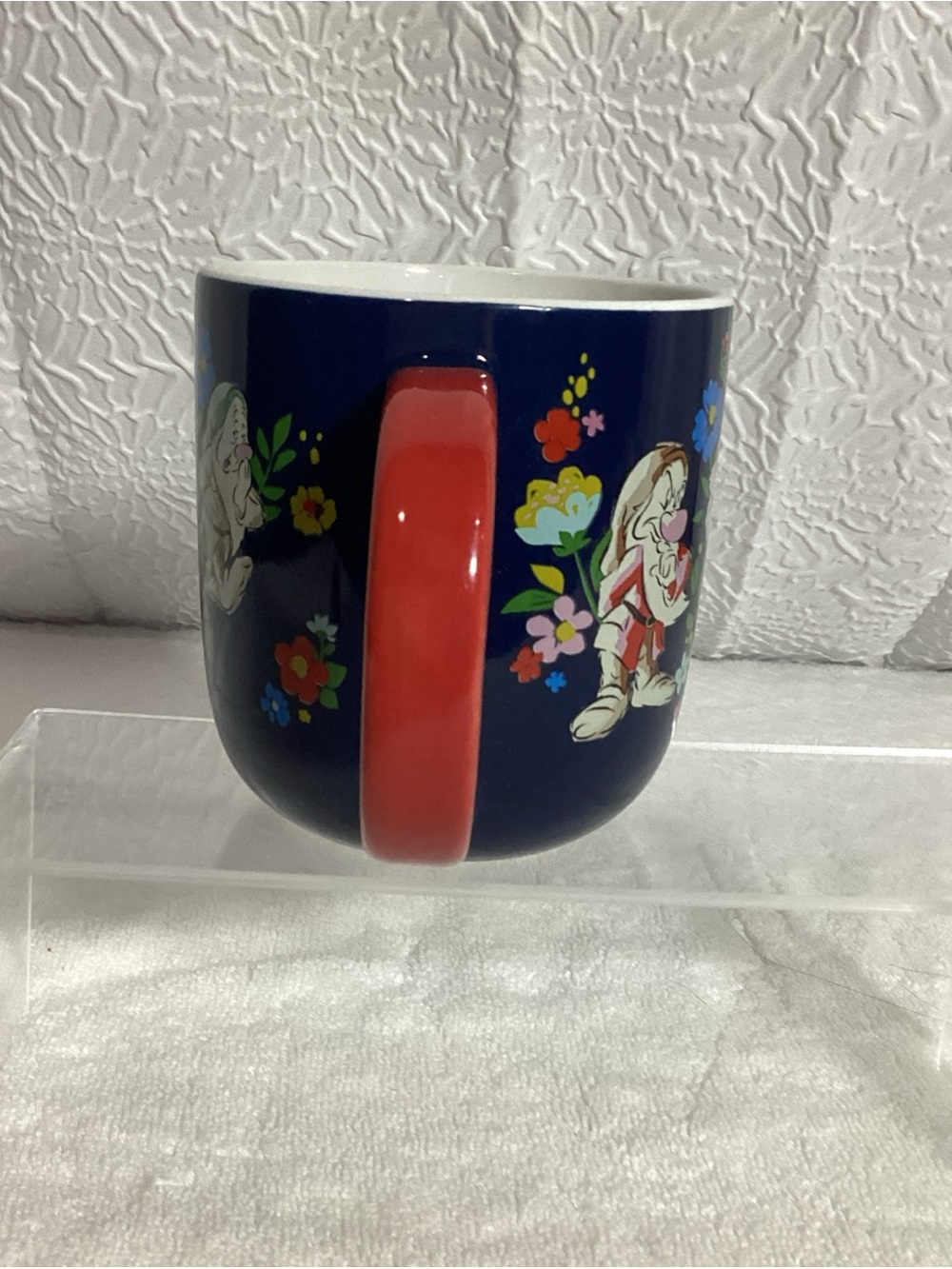 Disney Princess Snow White and Seven Dwarfs Blue Coffee Ceramic Mug Cup by Zrike - Picture 5 of 8